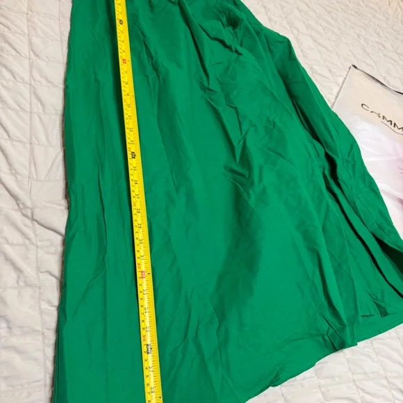 COMMENSE COTTON AND LINEN BACK TIE DETAIL DRESS SIZE M - Picture 11 of 11